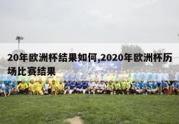 20年欧洲杯结果如何,2020年欧洲杯历场比赛结果