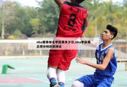 nba赛事排名季前赛多少分,nba季前赛总得分榜历史排名