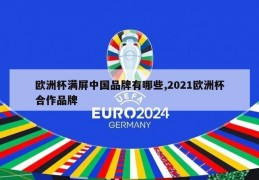 欧洲杯满屏中国品牌有哪些,2021欧洲杯合作品牌